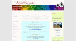 Desktop Screenshot of kristalovacesta.cz